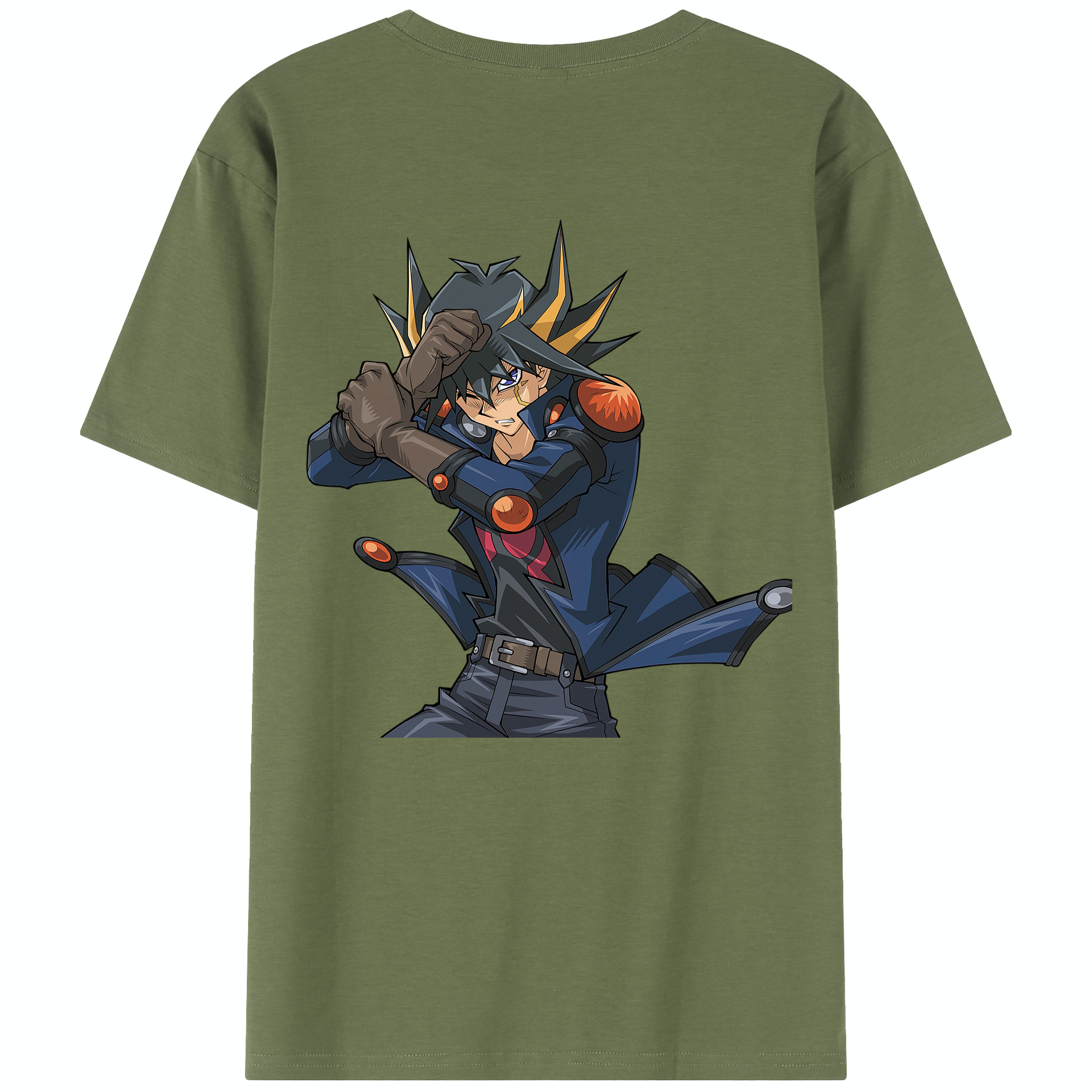 （画像用） 遊☆戯☆王 Yu-Gi-Oh! 綿100％半袖Tシャツ（背面プリント）